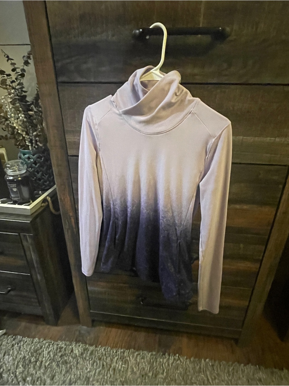 Calia by Carrie Underwood Purple Long Sleeve Shirt. - Picture 2 of 8